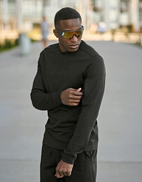 Athletic Crew Neck Sweat - Black / 2XL