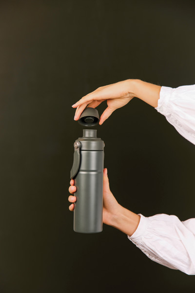 Termo lahev Baltimore trek 600 ml z RCS recykl. oceli - Zelená