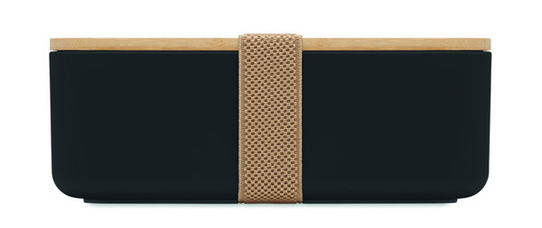 Boîte à lunch  maïs PLA 1000ml Beibabox - Noir