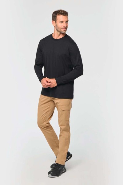 Unisex Cotton Stretch Trousers - Dark Grey / 46