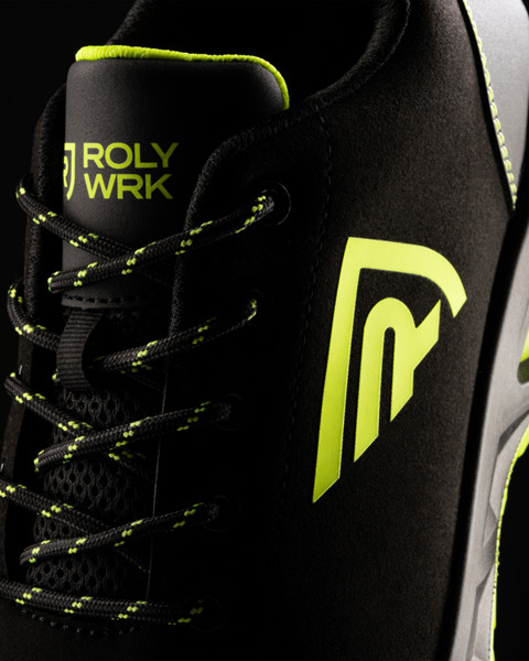 Zapato Laboral Ceryson - Negro/ Amarillo Fluor / 48