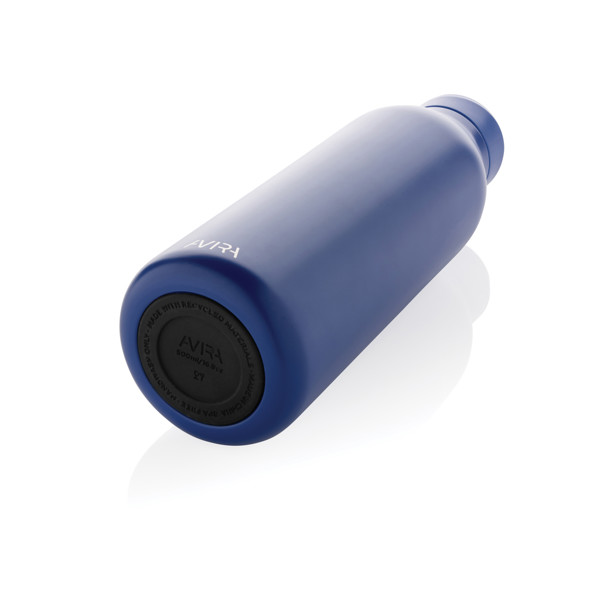 Avira Avior vacuum bottle 500 ml, recycled steel - Royal Blue
