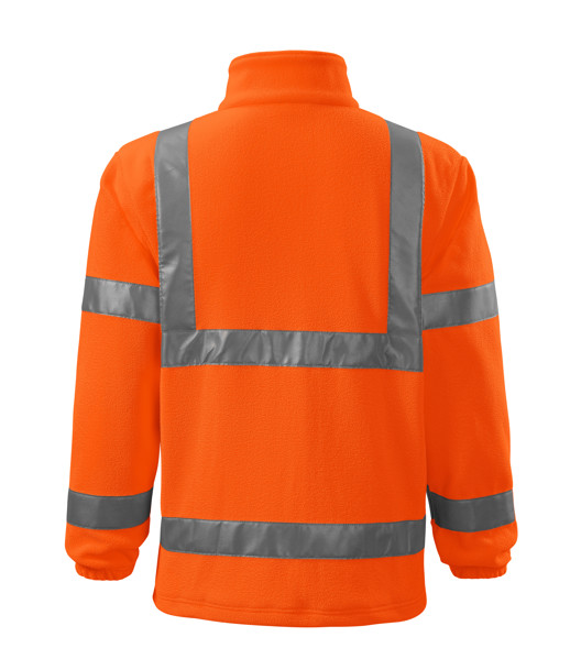 Fleece Unisex Rimeck® Hv Fleece Jacket - Fluorescenční Oranžová / L