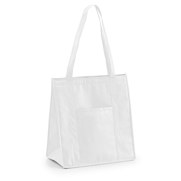 ROTTERDAM. Non-woven Cooler bag (80 g/m²) - White