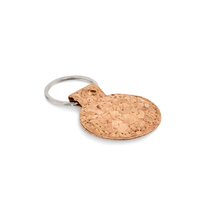 MB - Round cork key ring Cincin