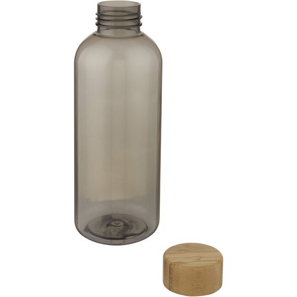 Ziggs 650 ml Sportflasche aus recyceltem Kunststoff - charcoal transparent