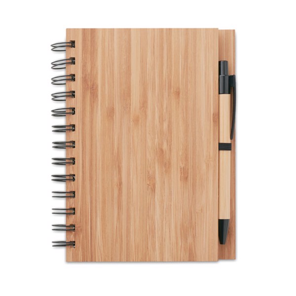 Carnet et stylo en bambou Bambloc
