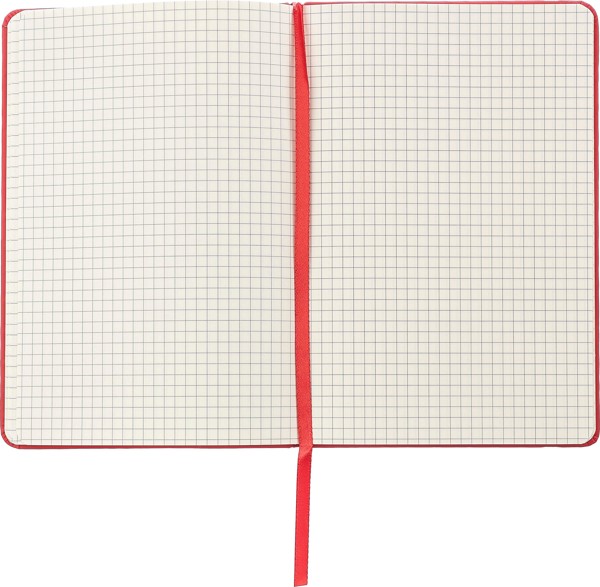 Bloco de notas em PU (A5) Bradley - White