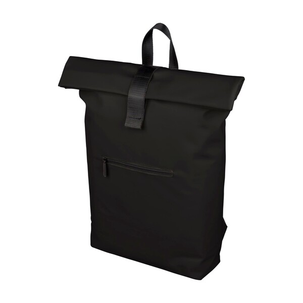 Backpack Naiya | Recycled | Roll-top | Laptop 16" | 19 l - black