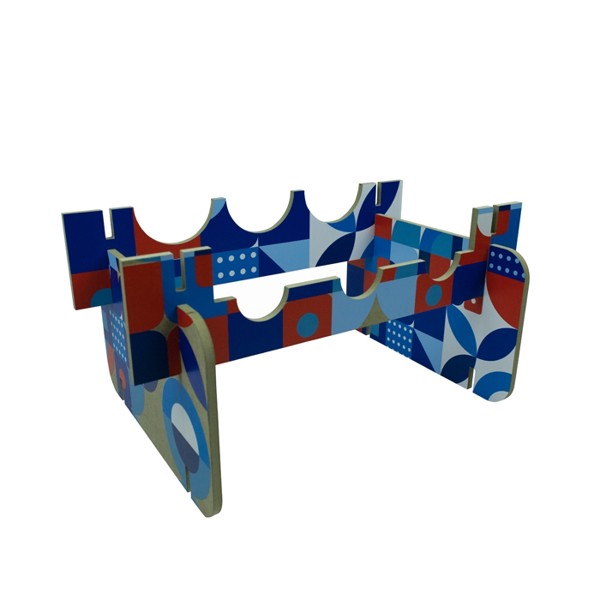 Stackable Bottle Rack For 3 Customizable Bottles