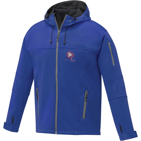 Veste Softshell Match pour homme - Bleu / 3XL