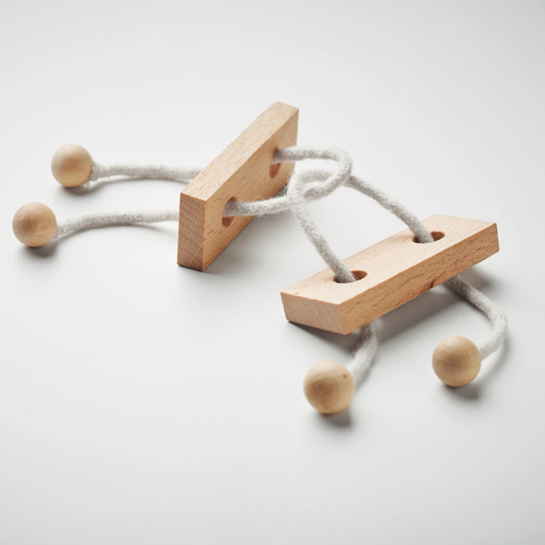 Neurona brain teaser wood, 55x21 mm