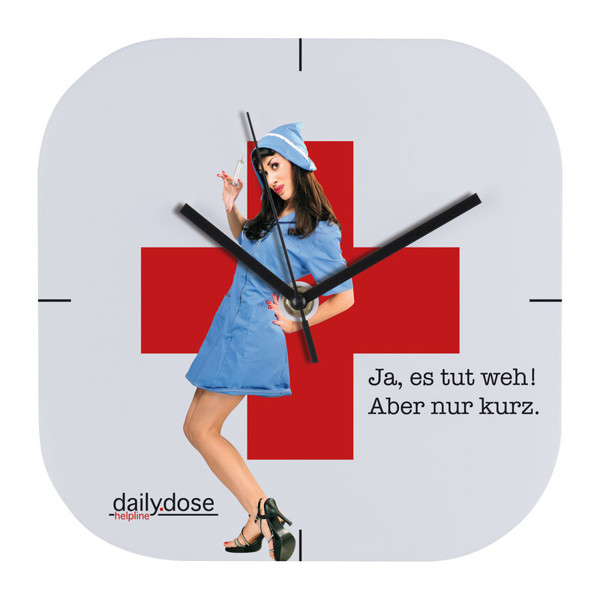 Wanduhr mit Allover Ziffernblatt Bel Air