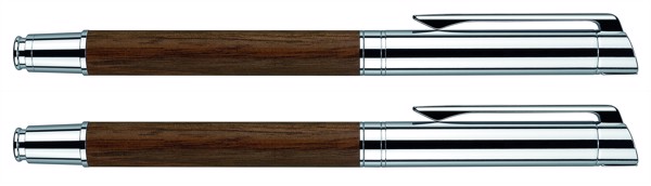 Senator® Tizio Line Set Ball Pen And Fountain Pen With Case - Metal