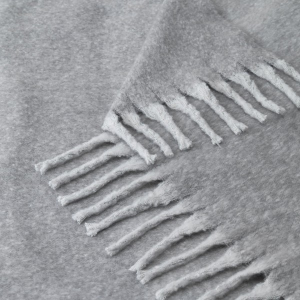 COMFY. Deka z recyklovaného polyesteru (100% rPET) (300 g/m²), s mohérovým omakem - Šedá