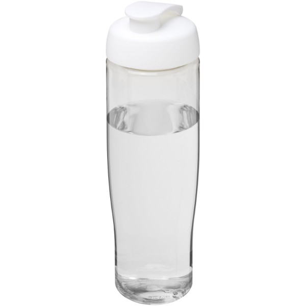 H2O Active® Tempo 700 ml flip lid sport bottle - Transparent / White