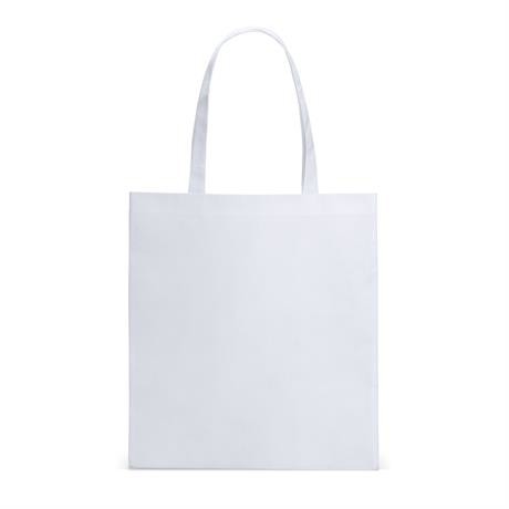 Non-woven bag customised by sublimation with reinforced handles