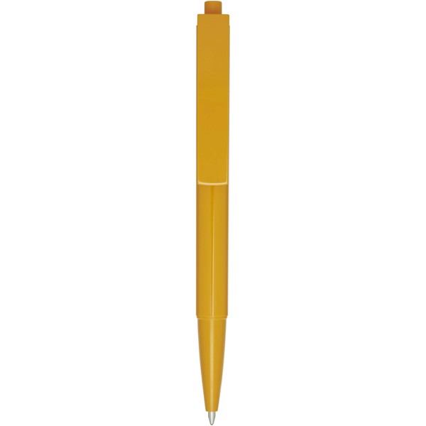 Penna a sfera in plastica riciclata Elsa (inchiostro nero) - Giallo