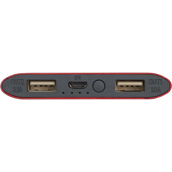 Juice 8000mAh trådløs powerbank - Rød