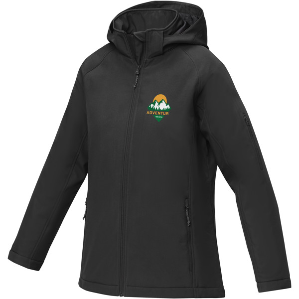 Notus wattierte Softshell Damenjacke - schwarz / XS