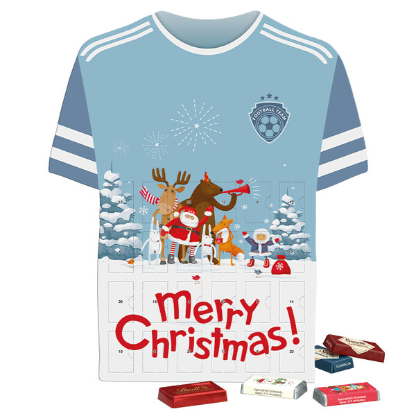 Shape Advent calendar jersey, Lindt LINDOR mini balls