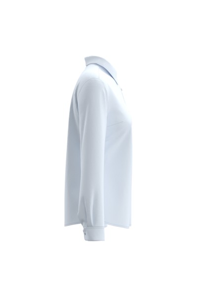Ladies' Poplin Easy Care Polycotton Shirt - White / 2XL