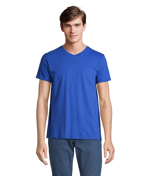 REGENT V TEE-SHIRT COL V - RoyalL