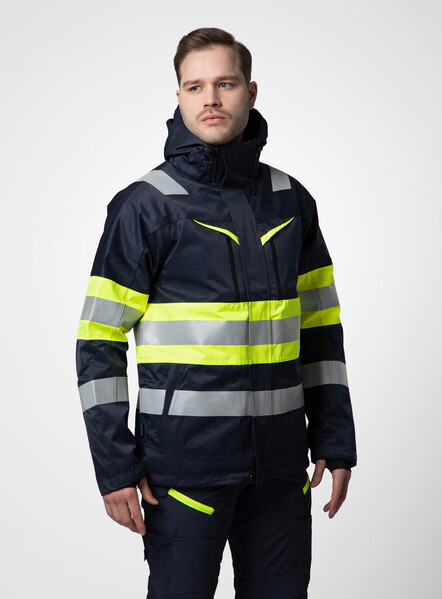 6454 Functional Jacket Hi Viz Yellow/Black 3XL