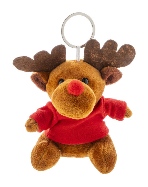 Plüsch-Weihnachtsrentier-Schlüsselanhänger Julren