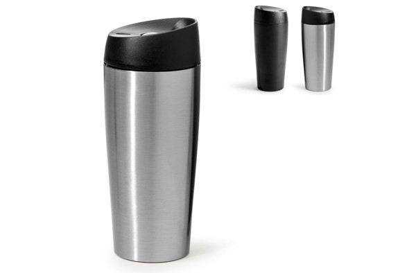 Sagaform Loke Travel Mug Big 400ml - Silver
