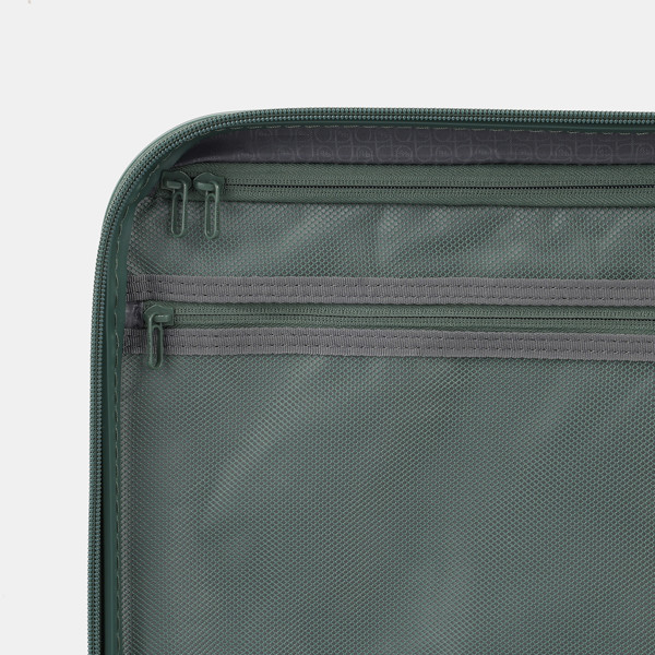 YUNO M EXP | Troler mediu pentru check-in 65 cm extensibil + TSA - Hedgren - Duck Green