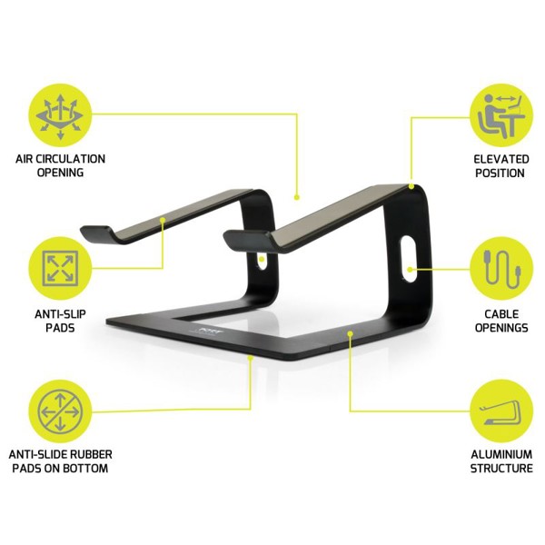 PORT CONNECT aluminum laptop stand