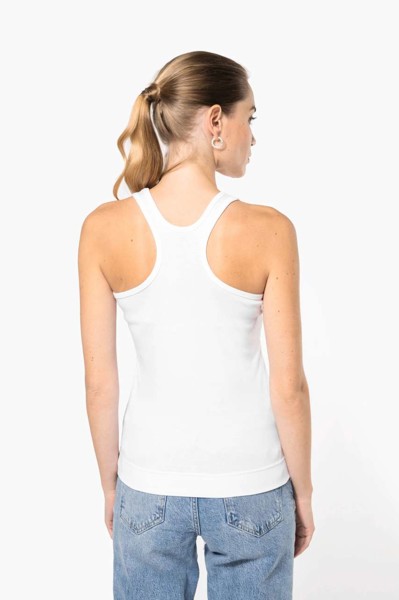 Angelina - Ladies' Vest - White / M