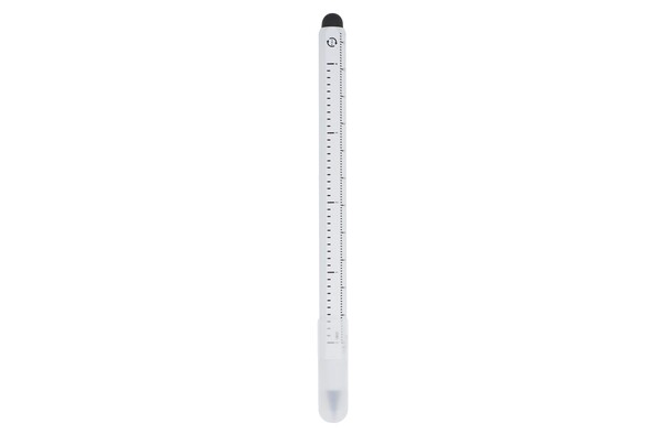 Langlebiger Bleistift & Lineal R-AL - Weiss