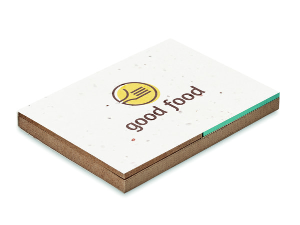Grow Me sticky note pad, seed paper cover