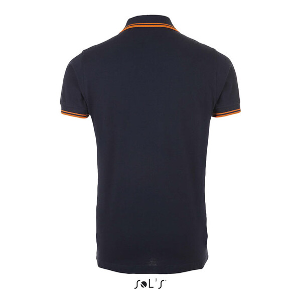 PASADENA pólo homem 200g Pasadena Men - French Navy / Laranja NéonXL