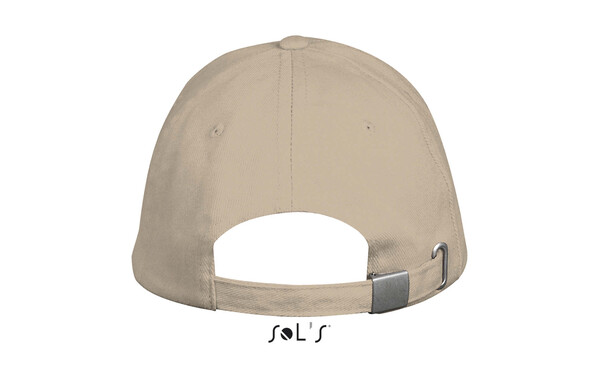 LONG BEACH FIVE PANEL CAP - BeigeM