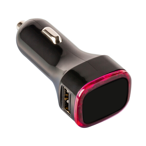 Chargeur voiture USB COLLECTION 500 - magenta