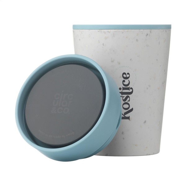 Circular&Co Recycled Coffee Cup 227 ml mug - Blanc / Noir