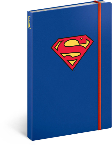 Notique Notes Superman – Symbol, Linkovaný, 13 x 21 cm