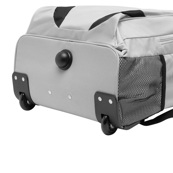 Trolley backpack, 600D polyester, laptop pocket - Grey