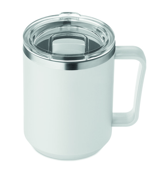 Copo de parede dupla 400ml Cocoa - Branco