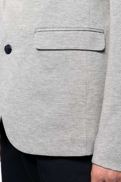 Men’S Knit Jacket - Light Grey Heather / 66