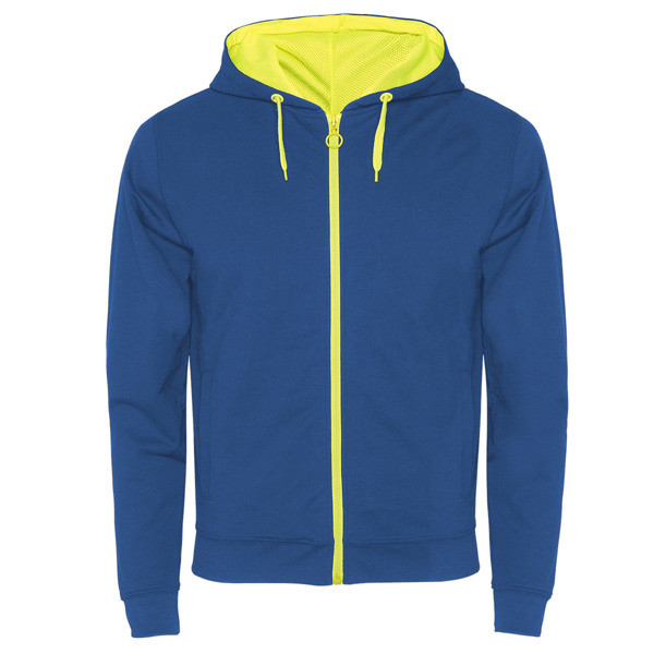 Sudadera Fuji - ROYAL/AMARILLO FLUOR / 2XL