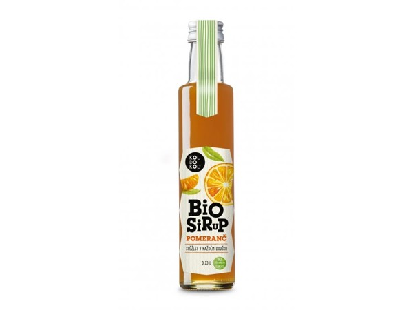 Pomarančový sirup bez pridaného cukru