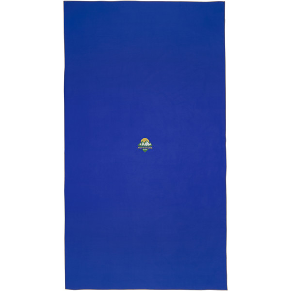 Serviette Pieter certifiée GRS ultra-légère et à séchage rapide 100 x 180 cm - Bleu royal