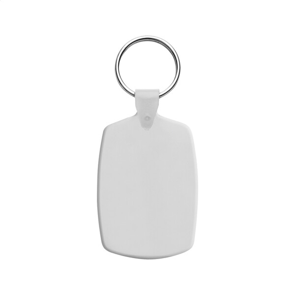 Keyring Slice - White