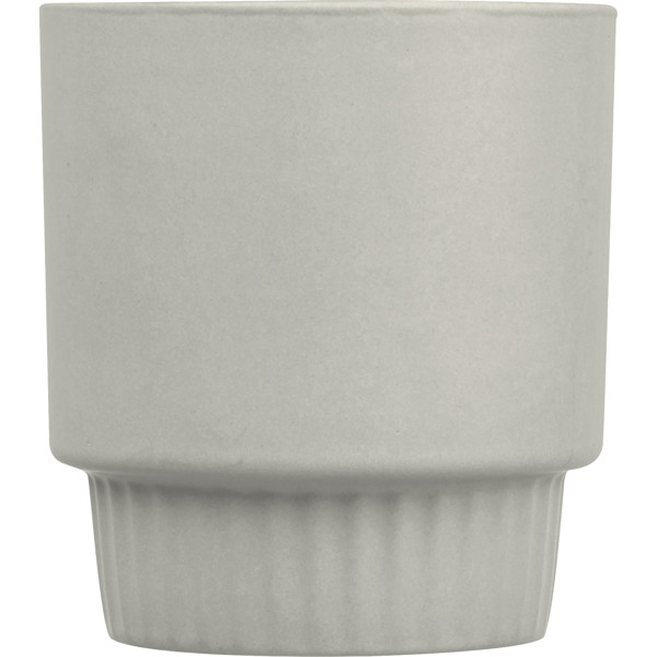Matte ceramic mug, 300 ml AURELIA - Silvergrey