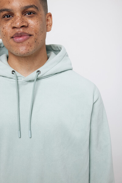 Micro fleece mikina Iqoniq Trivor z recykl. polyesteru - Iceberg Green / XL