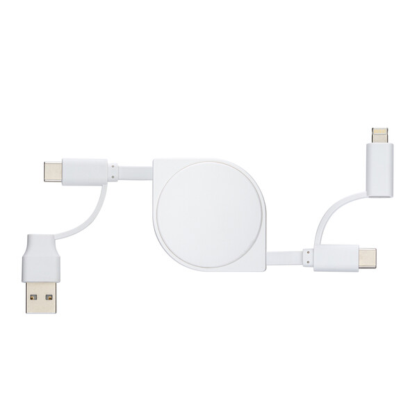 Câble de charge 6 in 1 SNAKE II - blanc